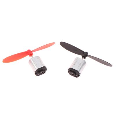 2Pcs N20 Dc Motor With Black Red Propeller Cw Ccw Model Airplane Helicopter Fan Diy Dropshipping