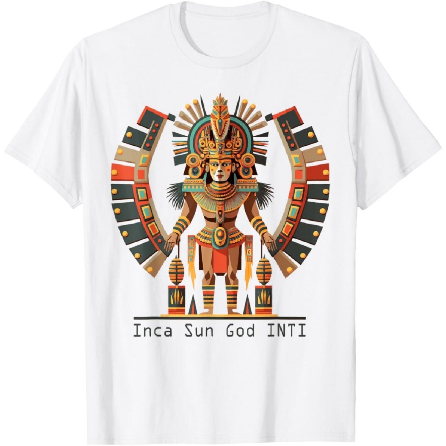 Ancient Mythology Inca Deity Inti History T-Shirt XXXXXL белый