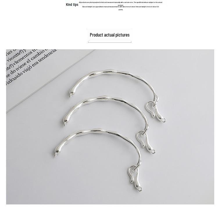 S925 Sterling Silver Handmade Beaded Pearl Bracelet and Necklace Jewelry Components