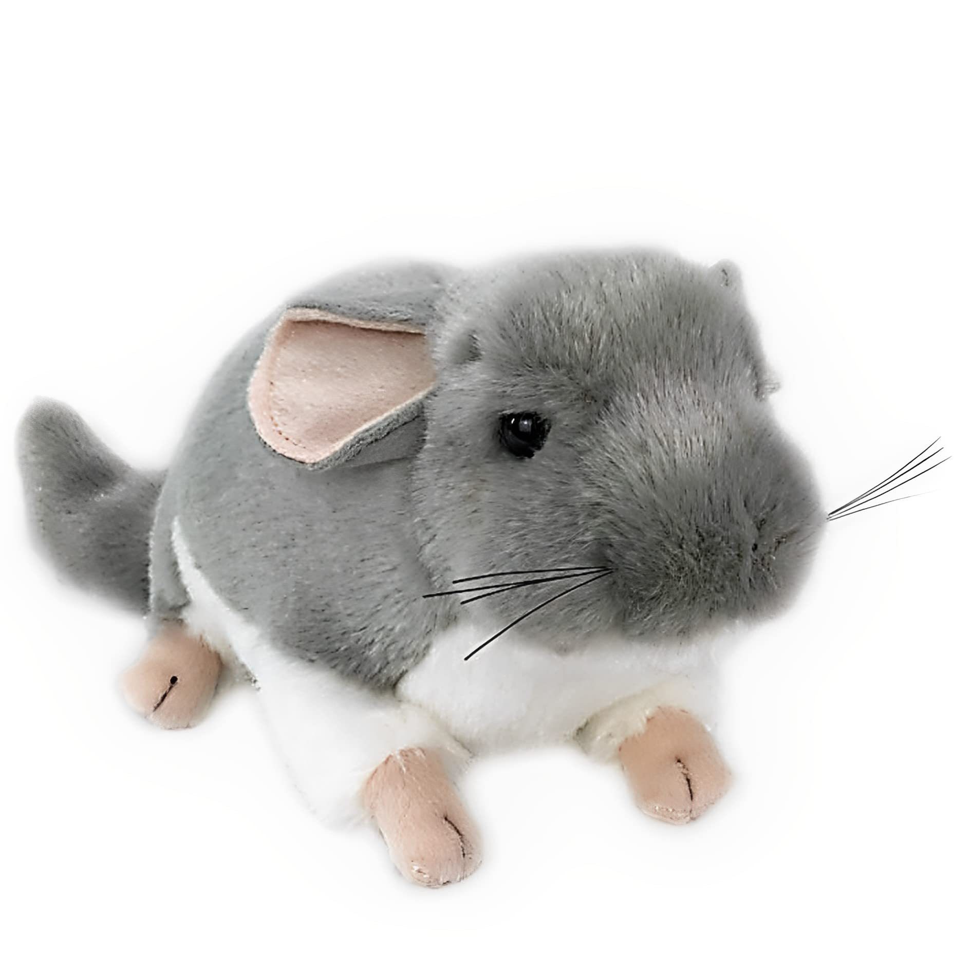 MIMIA Chinchilla Plush Toy A realistic pet - soft, fluffy, large, cute, chinchilla.