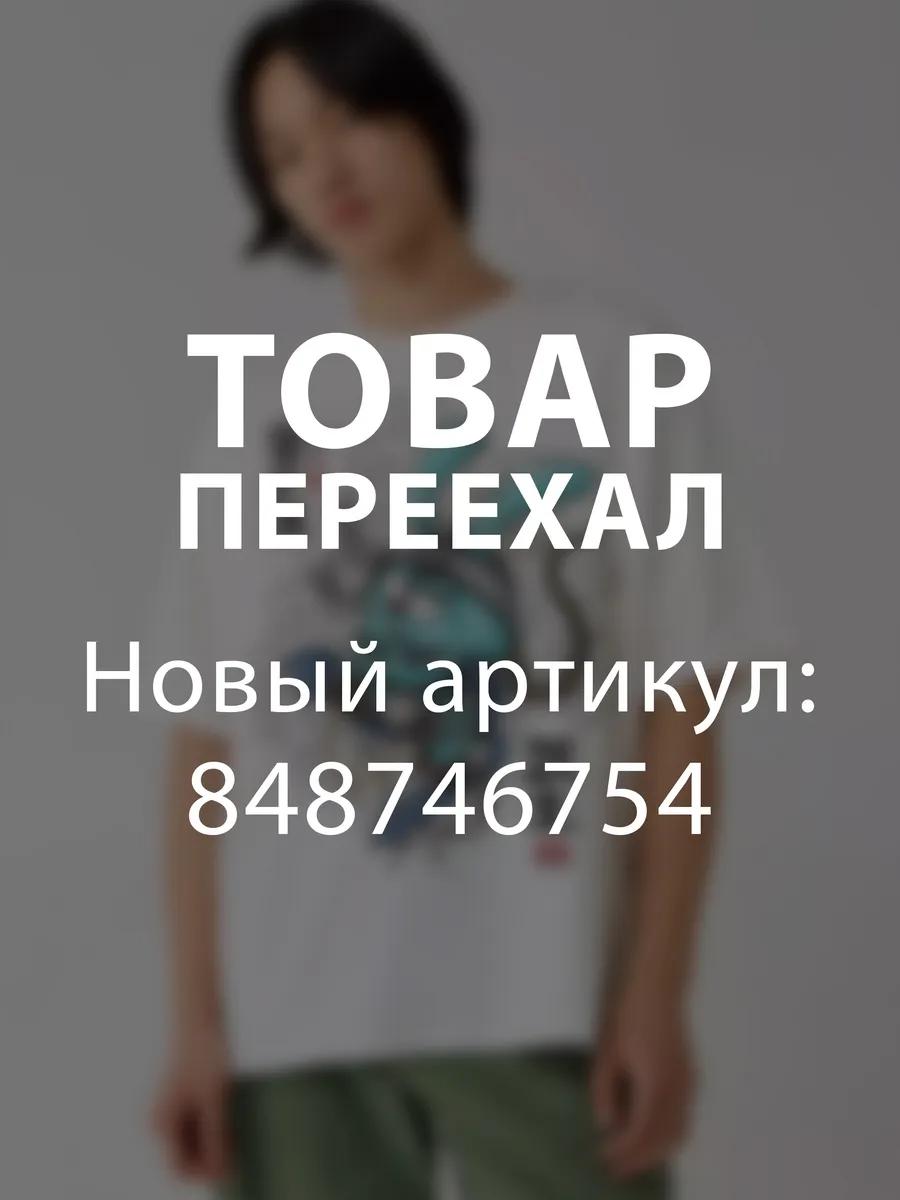 Свободная футболка с принтом Смешариков S