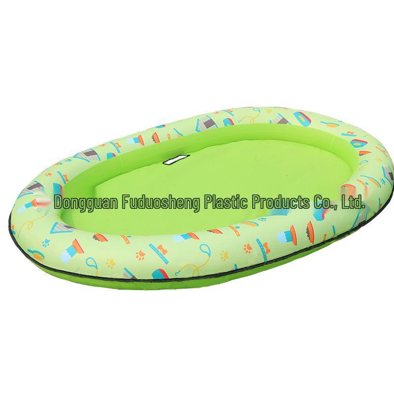 PVC Inflatable Pet Float: Cat & Dog Swimming Ring with Printed Logo - Available In 8 Colors