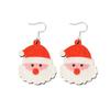 1Pair Handmade Sew Christmas Earring Christmas Tree Xmas  Eardrop Santa Claus  Earrings  Women