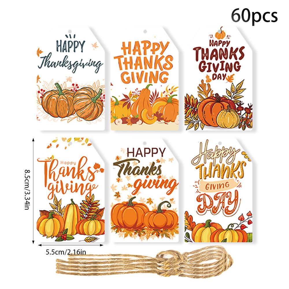 

Турция Тыква День Благодарения Вечеринка Бумажные Подарочные Бирки Набор Мероприятие Подвесные Украшения StyleA