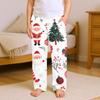 Children's Soft Comfortable Pyjama Bottoms Casual  Christmas Print Home Pants