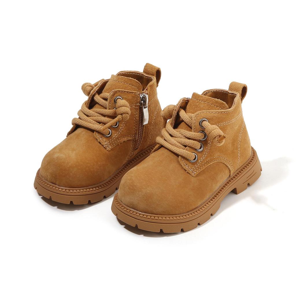 Winter Toddler Boots: Cotton Baby Walker & Martin Boots with Plush Lining