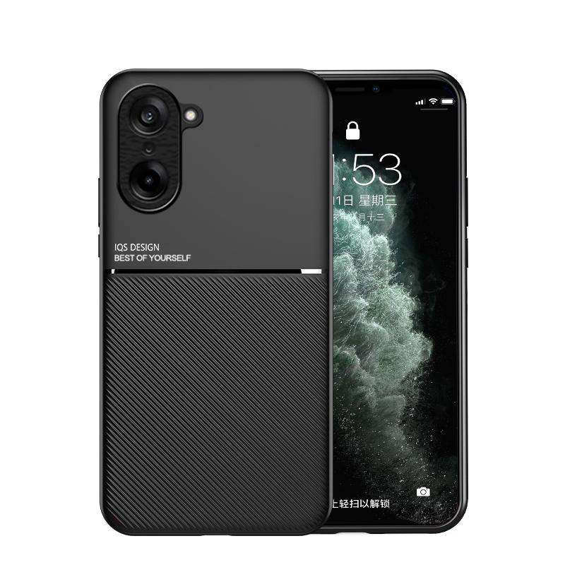 Non-Slip Texture Shockproof Case For OnePlus Nord CE5 Ace 5 Racing Soft TPU Frame PU Leather Plastic Magnetic Phone Cover Fundas