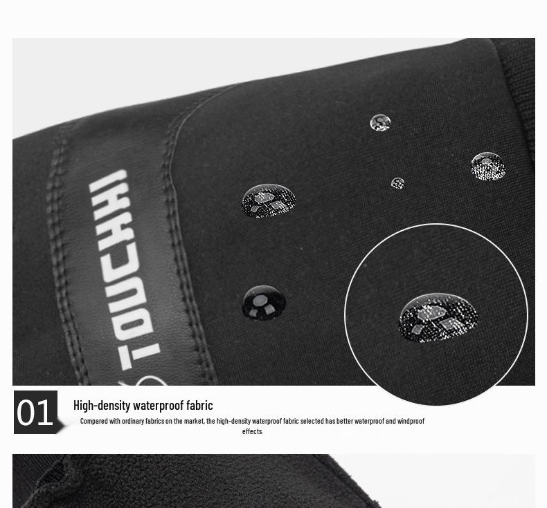 Luvas Aquecidas USB com Forro de Lã e Touchscreen - Luvas Quentes de Ciclismo de Dedo Inteiro para Homens e Mulheres