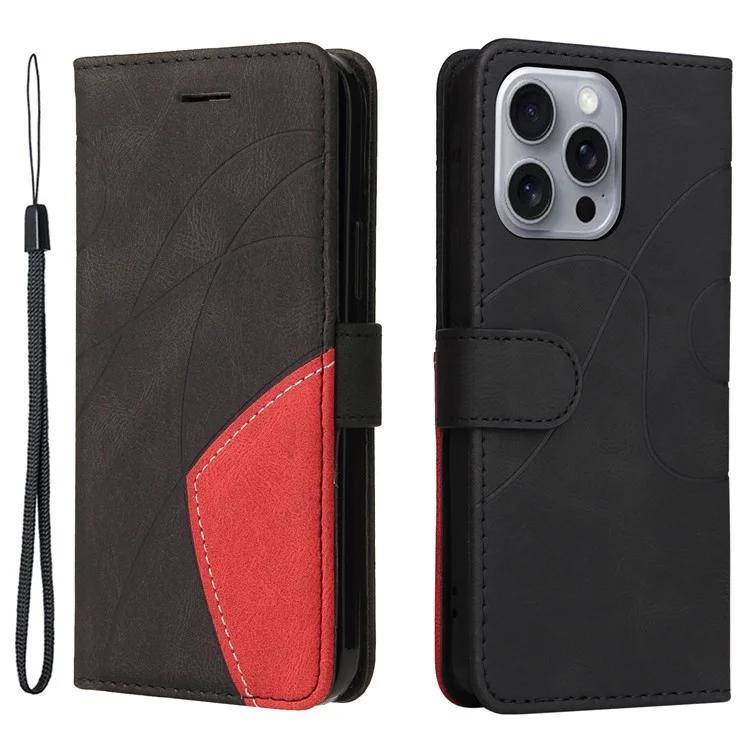 

Чехол KT Leather Series-1 для iPhone 16 Pro Max с цветным чехлом-подставкой и держателем для карт