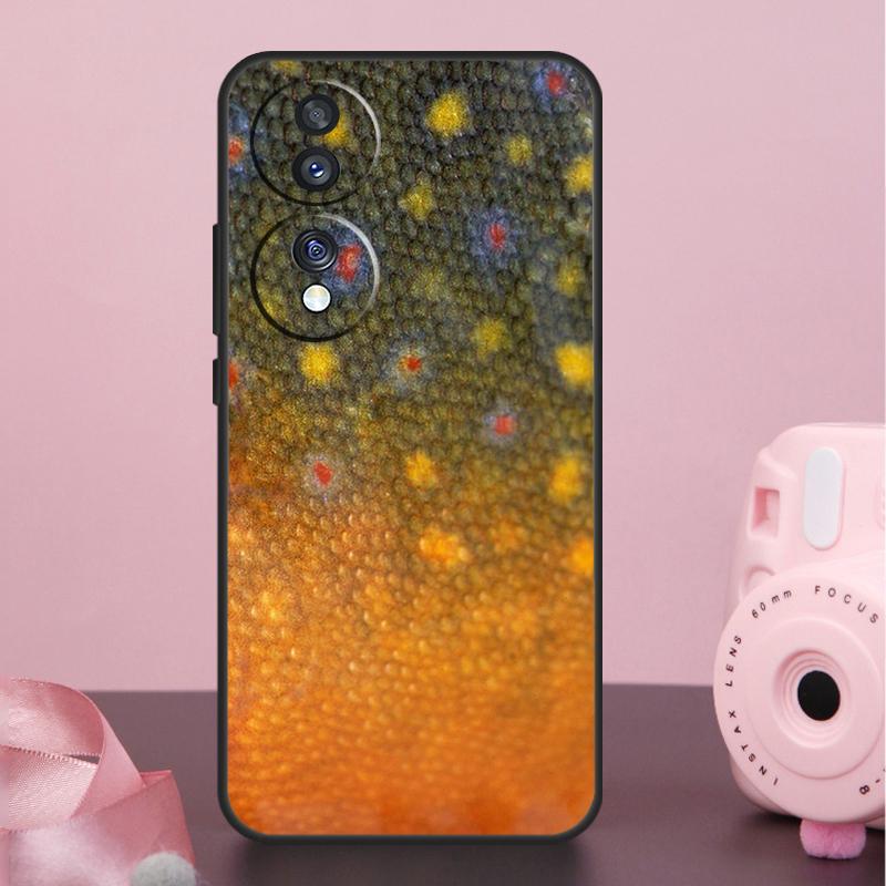 Brown Trout Fly Fishing Case For Honor 400 200 Pro 50 70 90 X9a X9b X9c X9d X8b X8c Win Magic 8 Pro 5 6 7 Lite Cover
