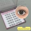 Stemless Self-Adhesive Curly Natural-Look False Eyelash Clusters for Beginners