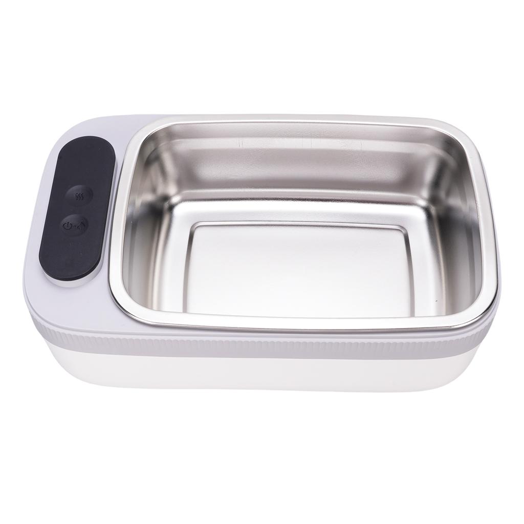 Beheizte Lunchbox 304 Edelstahl Batteriebetrieben Kabellos Elektrische Lunchbox Tragbarer Speisenwärmer für Auto Arbeit