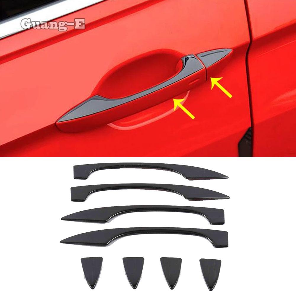 For Volkswagen VW Tiguan L MK2 2016 2017 2018 Car Stick Cover Trim Door Handle Panel Trim Handrail Armrest