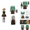 Cos-animefly Chihiro Fujisaki Cosplay Costume School Uniform Dress For Girls