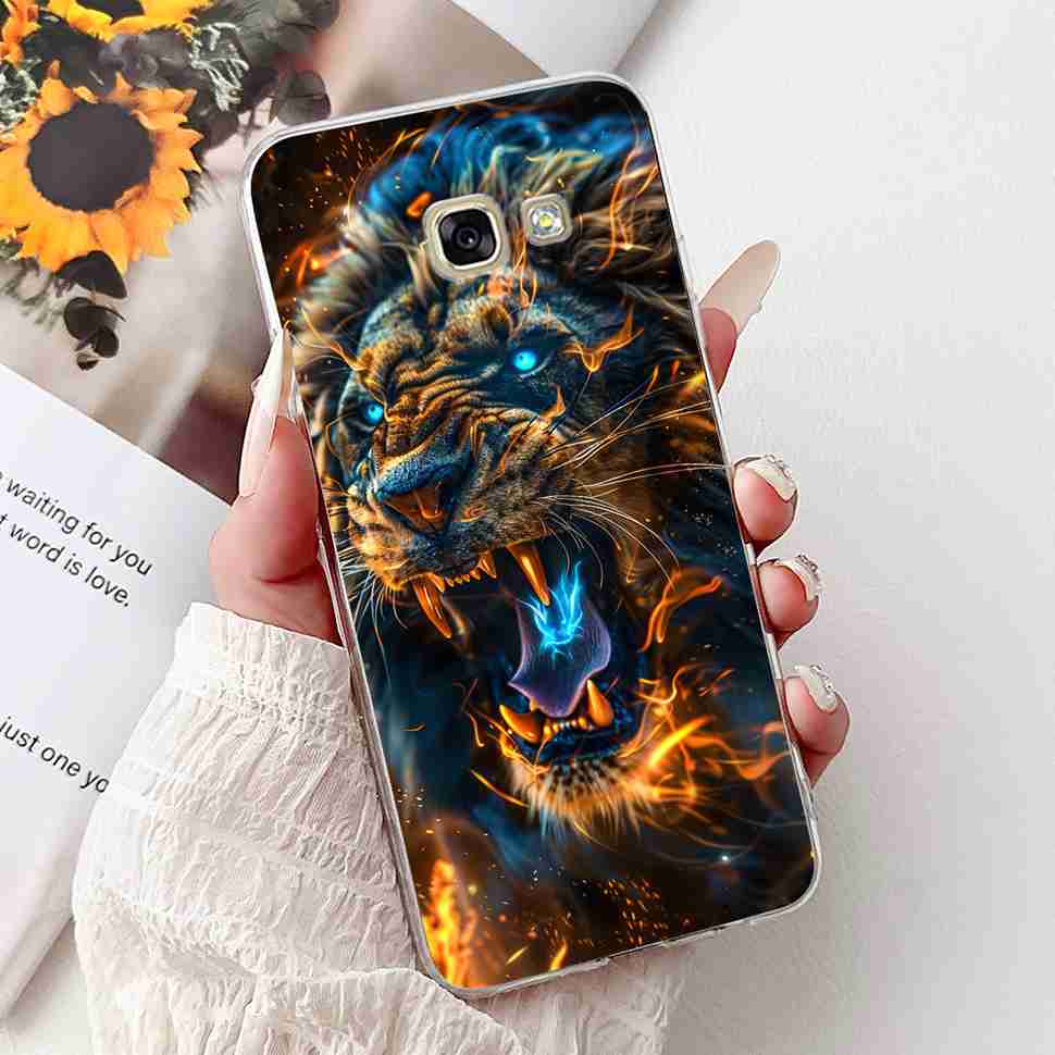 Cute Dsign For Samsung Galaxy A5 2017 Case Cartoon Lucky Koi Soft Silicone TPU Cover For Samsung A5 A5 SM-A520F 5.2" Back Shell