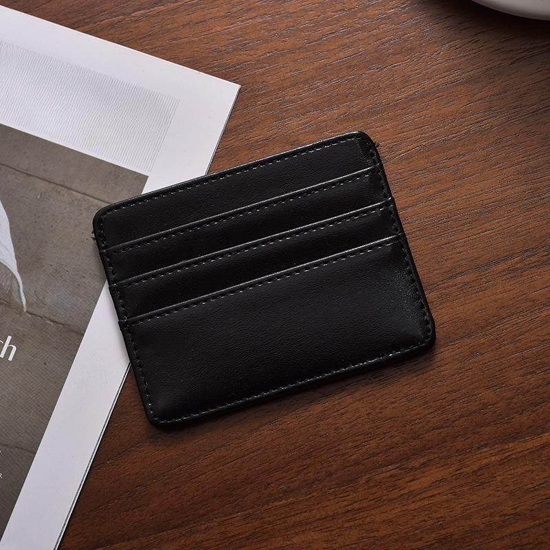 Women's Thin Business Credit Card Case Bag Student Id Bus Card Cover Purse Crocodile Pattern Card Holder Wallet Pu Leather