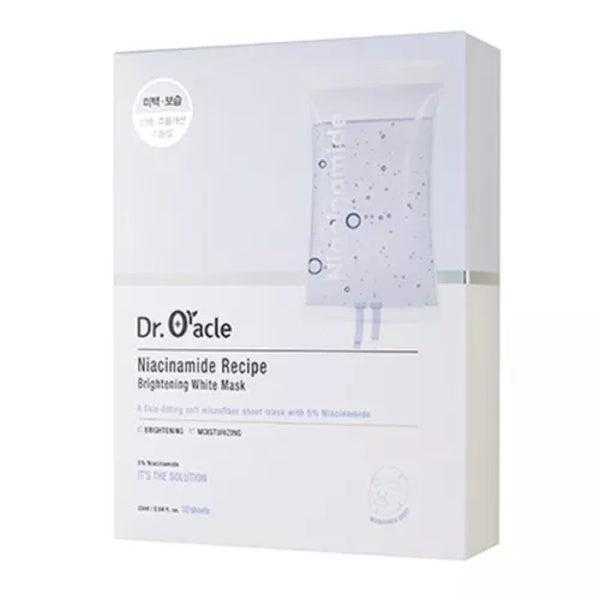 

Dr.Oracle Niacinamide Recipe Brightening White Mask - 1pack (10pcs)