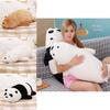 We Bare Bears Pillow Cartoon Bear Grizzly Bear Panda Soft Stuffed Plush Toy Doll Adorable And Cuddly