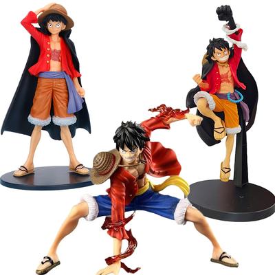 Anime One Piece Představený Ručně vyráběný Luffy Slaměný klobouk Luffy Ručně vyráběný PVC model Trendy Hračka Ozdoba Dětská hračka Dárek k narozeninám