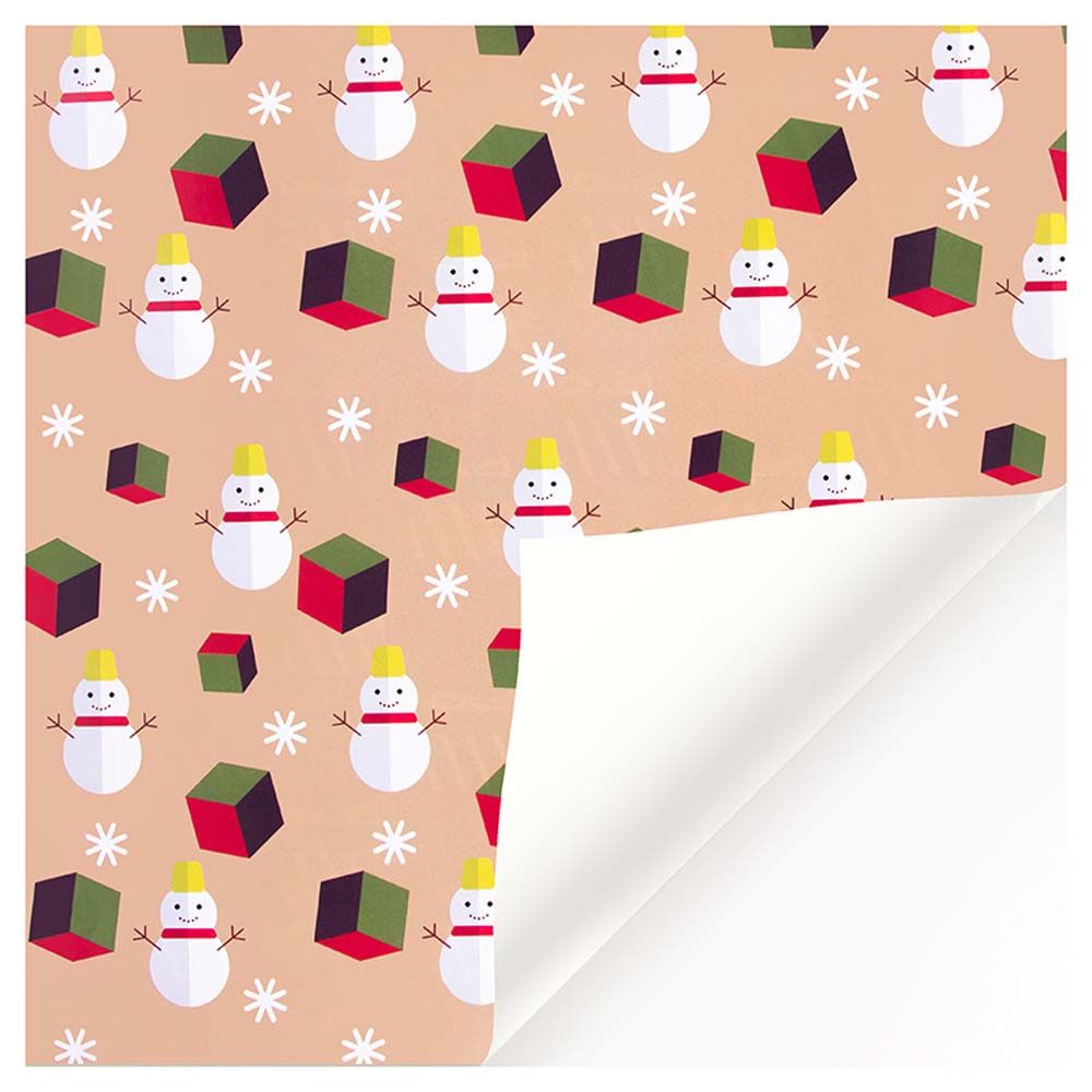 Santa Claus Snowflake Xmas Tree Christmas Decoration Party Supplies Gift Wrapping Paper Scrapbook