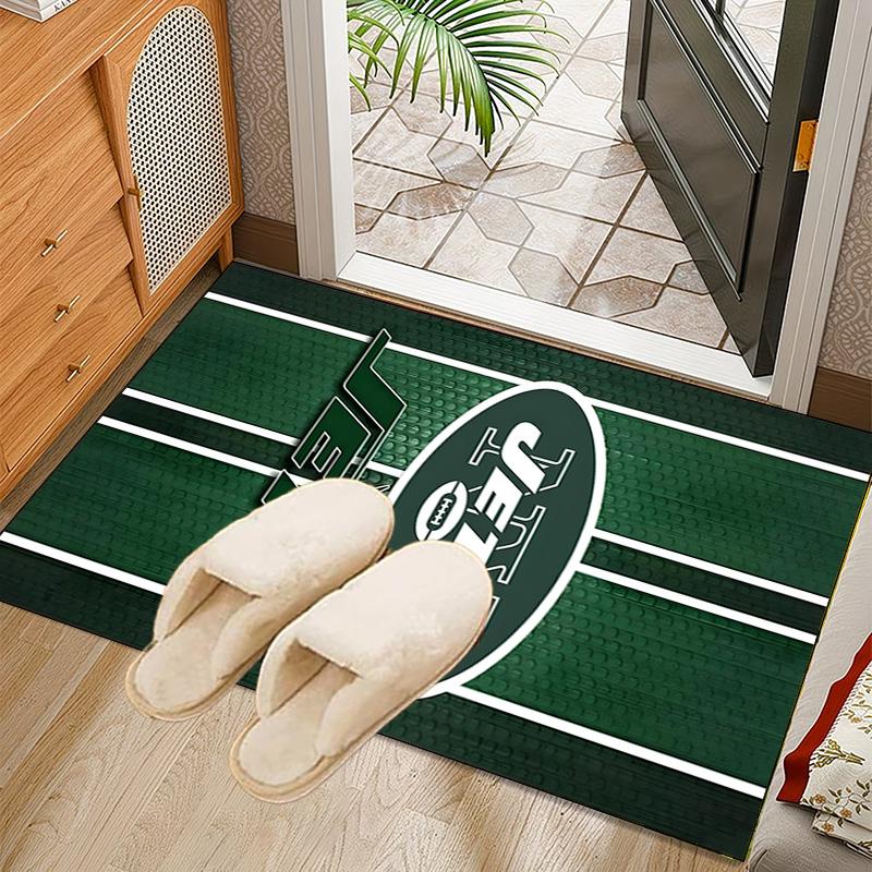New York Football Logo Rug Office Carpet Non-Slip Mat, Chair Rug Floor Covering for Gaming, Bedroom, Living Room , Home Decor Christmas Gift