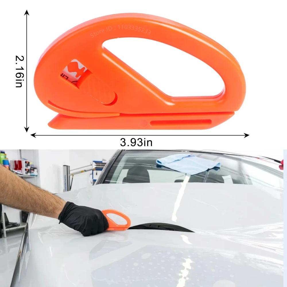 Professional Automotive Vinyl Wrap Tool Kit: Carbon Fiber Squeegee, Razor Scraper for Car Window Tint Film Accessories