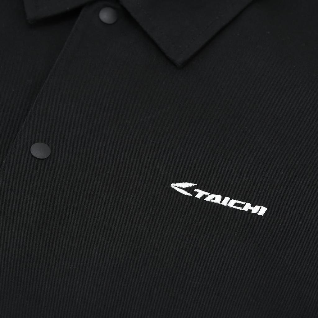 [RS Taichi] SHIRT COACH JACKET_BLACK_M NEJ003