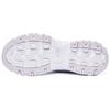 Skechers DLites 1.0 Lace Bear 2.0 Mesh Comfortable Versatile Daily Wear Durable Low-Top Dad Shoes Women Sneaker White Purple 896738-WLV