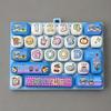 26 Keys Mechanical Keyboard Toy Hangable Creative Stress Relief Fidget Toy Gift Toy Clear Key Sounds Bag Pendant Charm