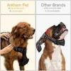 Astarin Dog Harness No Pull, Medium, 2 Leash Clips, Adjustable Soft Padded Vest with Handle, Reflective No Choke Design, Black, M