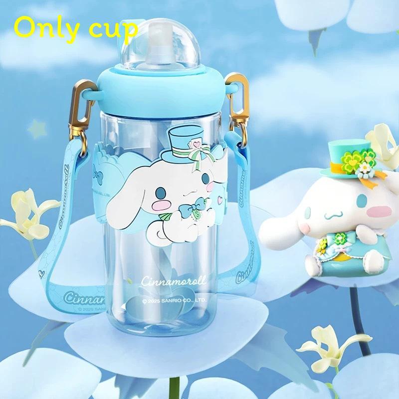 Sanrio Melody Tritan Reusable Straw Water Bottle With Leakproof Seal For Kids And Adults