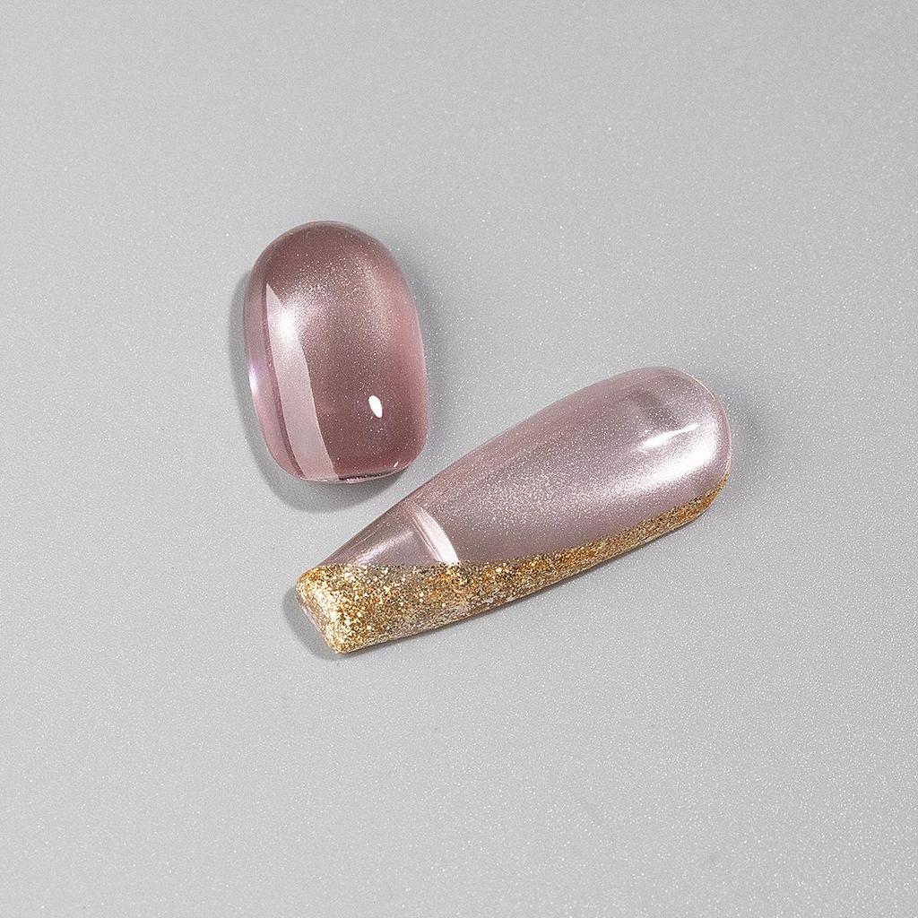 HONEY GIRL Ceramic Cat Eye Gel Polish Set: 12 Sparkling Colors for Bright, Popular Cat Eye Nails.