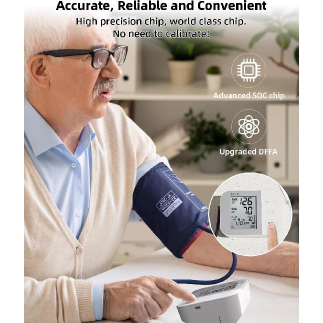 AILE Blood Pressure Monitor for Home Use, 111 Blood Pressure Machine - Blood Pressure Cuff (8.7-16.5 ) - Voice Broadcast - Accurate and Reliable