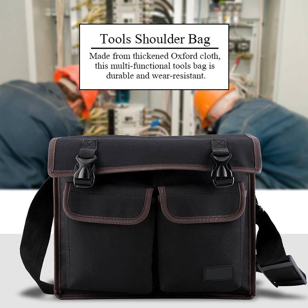 Thickened Oxford Cloth Tools Shoulder Bag Holder Organizer for Electrician Repairman