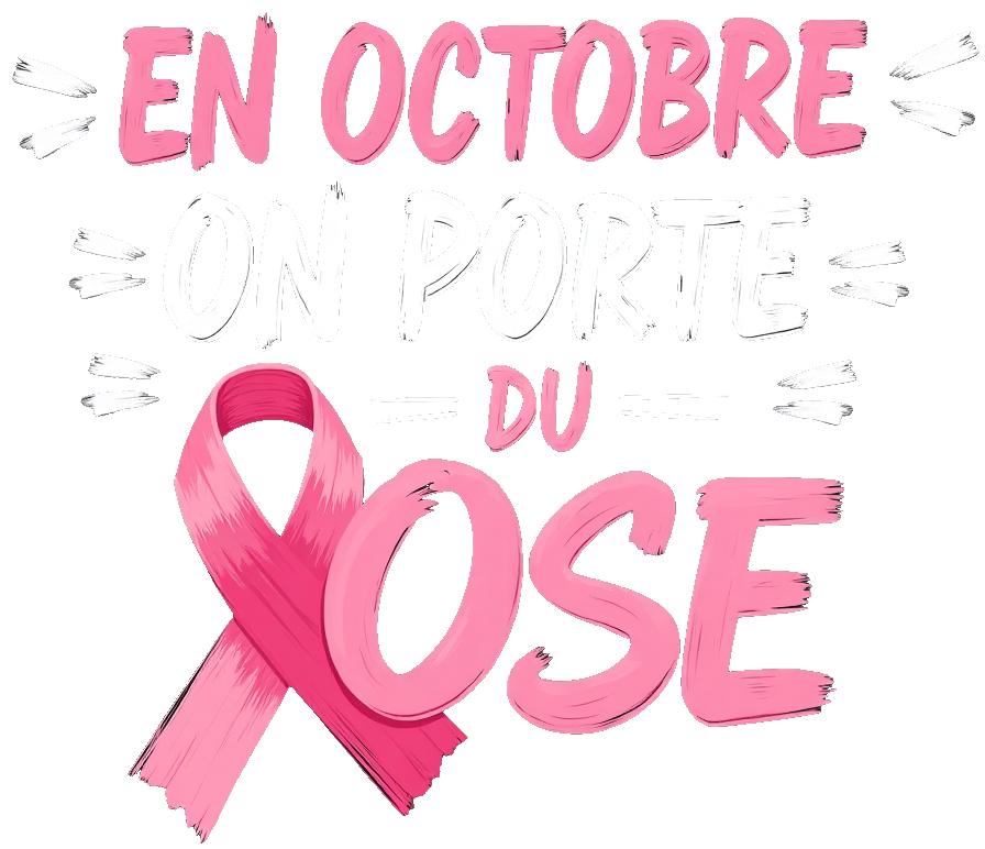 ribbon Funny French Quote October Pink women's sweatshirts