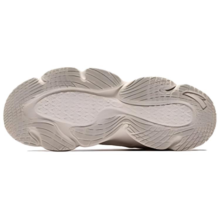 Anta Algodón de Azúcar Retro Cómodos Antideslizantes Resistentes al Desgaste Ligeros Zapatos Casuales de Caña Baja Zapatilla Mujer Blanco Caqui 122528889-2