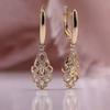 Minimalist Geometric Zircon Earrings For Women Fashionable Personalized High End Stud Drop Earrings