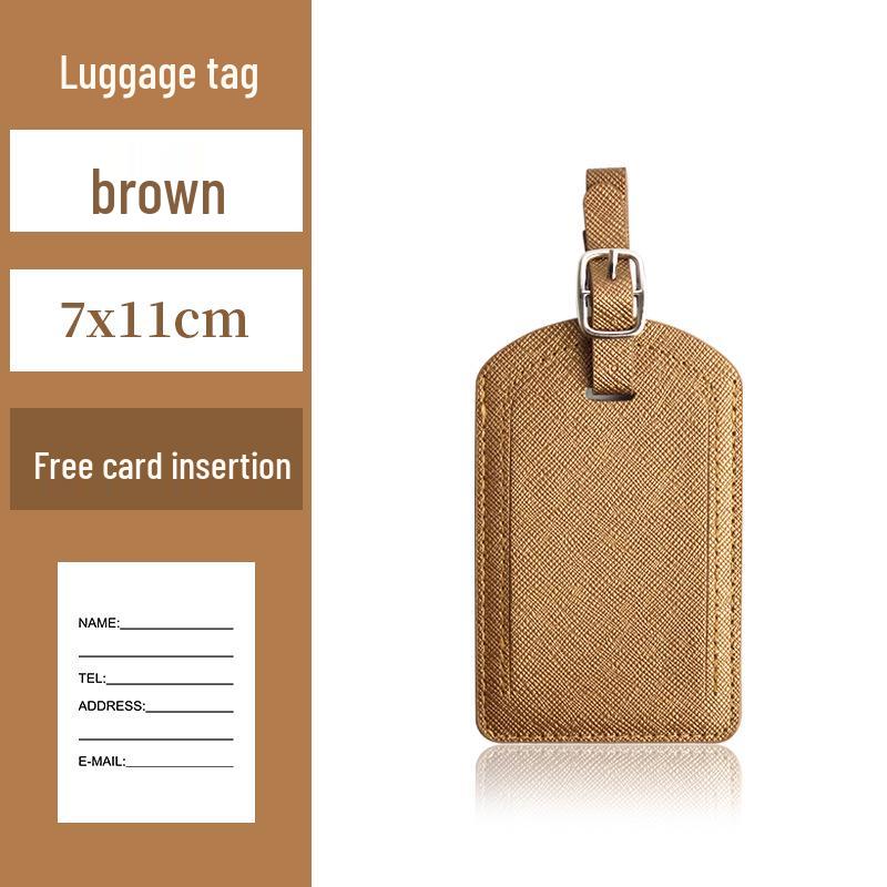 

Airplane Luggage Tag for Travel, Business Trip, and Identification