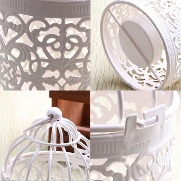 Antique Moroccan Style Lantern Hollow Candle Holder Stand Wedding Romantic Decor