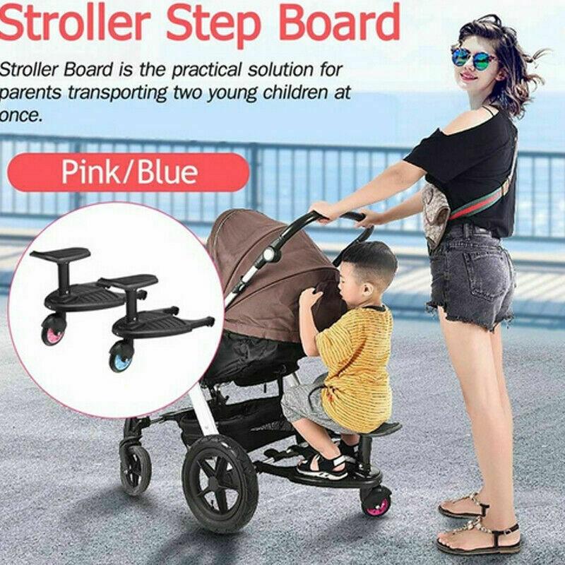 pram with buggy board seat