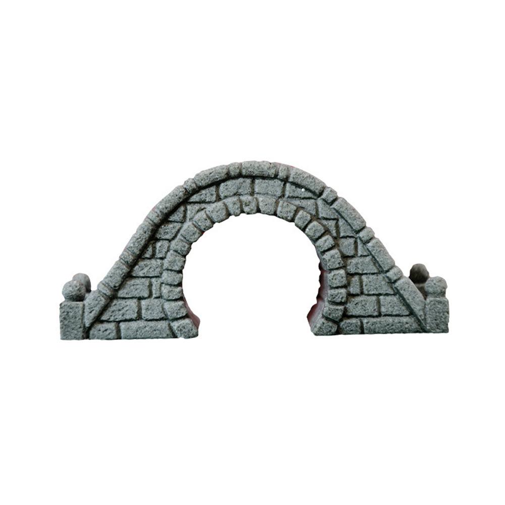 Mini Simulation Bridge Ornament For Fish Tank Decoration Resin Arch Bridge Building Rockery Bonsai For Aquarium LandscapingDecor
