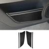 Fibre de Carbone Modifiée Pour Smart 451 Fortwo 2011-15 Panneau de Porte de Voiture Anti-coup de Pied Rangement Autocollant Protecteur Accessoires Intérieurs Auto