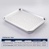 Yunduo Stainless Steel Rectangular Deep Basin and Colander Set