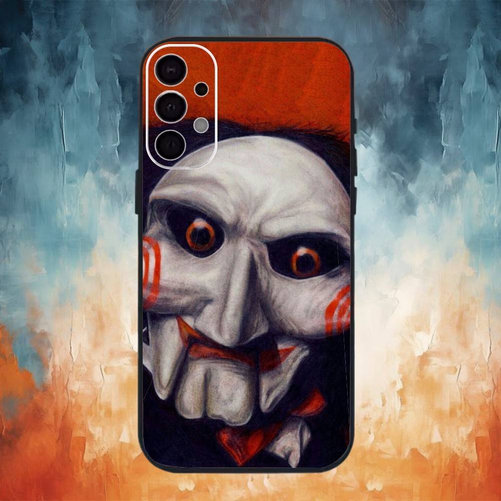 Saw Jigsaw Phone Case For Samsung S25,S24,S21,S22,S23,S30,Ultra,S20,Plus,Fe,Lite,Note,10,9,5G Black Cover