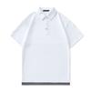Summer Thin Short-sleeved POLO Shirt Men's Solid Color T-shirt Men's Lapel Thin Short T-top