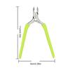 Colorful Olecranon Scissors Toenail Ingrown Dead Skin Remover Nail Art Cuticle Nipper Clipper Edge Cutter Manicure Plier Tool