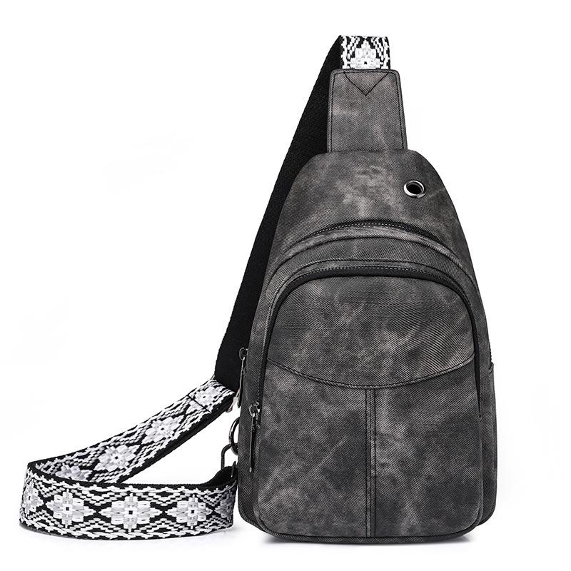 Brusttasche Weiches Leder Hochwertiger Rucksack Mode Lässig Damen Schulter Umhängetasche Trend High-End Brusttasche