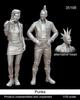 Mantis Miniatures Figure Series Modern Punk Male and Female Set Resin Kit Man35198 1/35 (2 Figures) (Person)