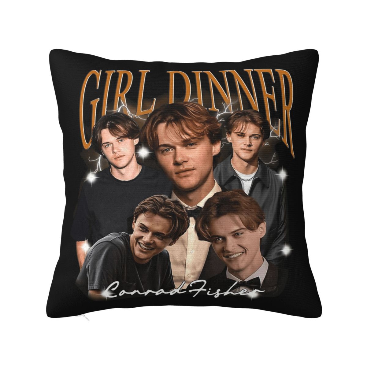 

Conrad Fisher GirlS Dinner Pillow Cover Square Pillow Case Cushion Cover Cute Pillowcases For Chair Sofa Home Decoration 30cmx30cm
