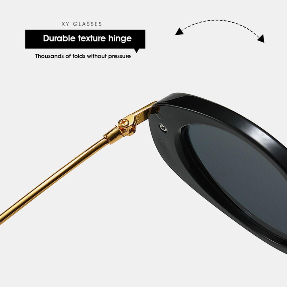 Stylish Retro Oval Sunglasses Trendy Fashion Driving Women Sunglasses Beachwear UV Protection Summer Shades for Women & Men